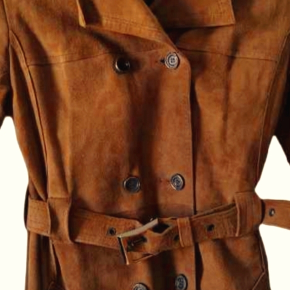 Vintage Aleksander Trench Coat Size Small - Picture 7 of 16